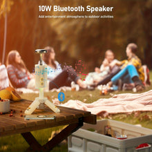 Load image into Gallery viewer, Rechargeable Foldable Magnetic Camping Light www.technoviena.com