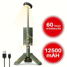 Load image into Gallery viewer, Rechargeable Foldable Magnetic Camping Light www.technoviena.com