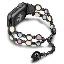 Bild in Galerie-Viewer laden, Women&#39;s Night Luminous Pearl watchband bracelet for Apple Watch www.technoviena.com
