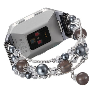 Elastic Beads Bracelet for Fitbit Watch www.technoviena.com