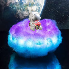 Load image into Gallery viewer, LED Clouds Astronaut Lamp With Rainbow www.technoviena.com
