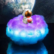 Load image into Gallery viewer, LED Clouds Astronaut Lamp With Rainbow www.technoviena.com
