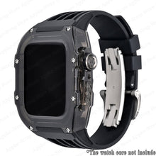 Cargue la imagen en el visor de la galería, Transparent Case &amp; Silicone Strap for Apple Watch www.technoviena.com
