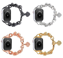Cargue la imagen en el visor de la galería, luxury bracelet for Steel Strap for Apple Watch www.technoviena.com
