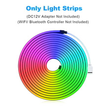 Load image into Gallery viewer, RGB Neon LED Strip Compatible with WiFi Bluetooth APP Control www.technoviena.com
