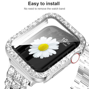 Women's Diamond Case and Strap For Apple Watch www.technoviena.com