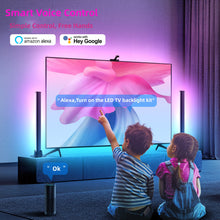 Load image into Gallery viewer, Smart TV Backlight Music Light Bar With Wifi Camera Voice Control www.technoviena.com
