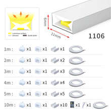 Load image into Gallery viewer, Waterproof Silicone 12/24v LED Light Strip www.technoviena.com
