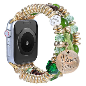 Women's Beaded Bracelet for Apple Watch www.technoviena.com