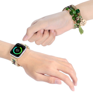 Women's Beaded Bracelet for Apple Watch www.technoviena.com