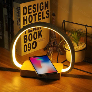 Wireless Charger LED Table Lamp with Touch Control www.technoviena.com