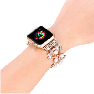 Woman Elastic Bracelet Strap for Apple Watch www.technoviena.com