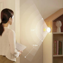 Load image into Gallery viewer, USB Rechargeable Motion Sensor Wireless LED Night Light www.technoviena.com
