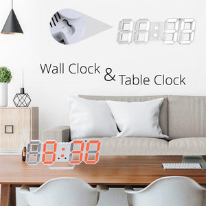 Modern Design Digital LED Wall Clock For Home, Office And Living Room Decoration www.technoviena.com