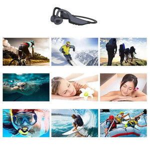 Waterproof Bluetooth Bone Conduction Swimming Headphones www.technoviena.com