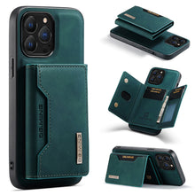 Cargue la imagen en el visor de la galería, Magnetic Leather Phone Case With Card Case For iPhone www.technoviena.com
