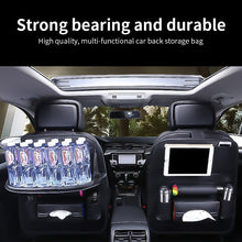 Load image into Gallery viewer, Car Back Seat Organizer With Foldable Table Net In Trunk www.technoviena.com
