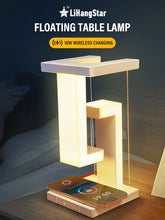 Bild in Galerie-Viewer laden, Suspended Anti-gravity Desk Lamp with 10W Wireless Charger www.technoviena.com
