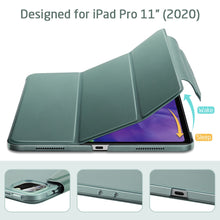 Cargue la imagen en el visor de la galería, Trifold Smart Cover with Pencil Holder for iPad www.technoviena.com
