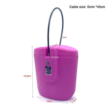 Load image into Gallery viewer, Portable Beach Outdoor Safe Box with Combination Lock and Steel Wire www.technoviena.com
