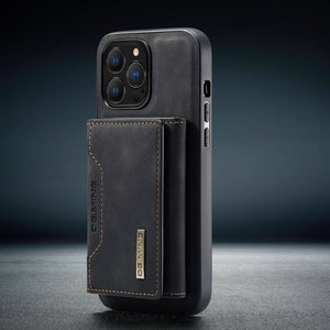 Detachable Magnetic Leather Case for iPhone with Wallet www.technoviena.com