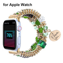 Cargue la imagen en el visor de la galería, Women&#39;s Beaded Bracelet for Apple Watch www.technoviena.com
