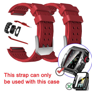 Metal Case with Silicone band for Apple Watch www.technoviena.com