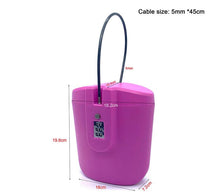 Load image into Gallery viewer, Portable Beach Outdoor Safe Box with Combination Lock and Steel Wire www.technoviena.com
