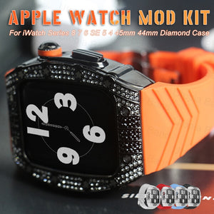 Luxury Diamond Case Modification Kit For Apple Watch www.technoviena.com