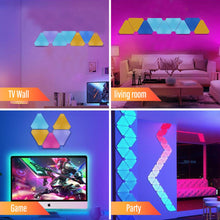 Load image into Gallery viewer, USB Touch LED Triangle Wall Night for Gaming Room www.technoviena.com
