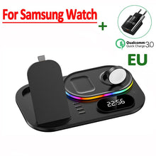 Load image into Gallery viewer, Wireless Charger Stand Qi Fast Charging Dock Station www.technoviena.com
