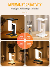 Load image into Gallery viewer, Suspended Anti-gravity Desk Lamp with 10W Wireless Charger www.technoviena.com
