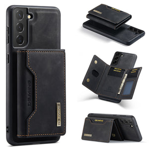 Magnetic Leather Phone Case With Card Case For Samsung Galaxy www.technoviena.com