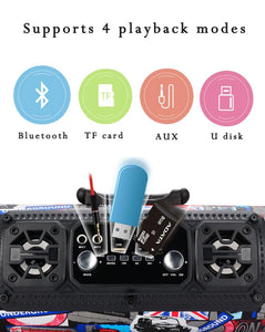Portable Bluetooth Wireless Speaker With 3D Sound System And Sub-woofer Music www.technoviena.com