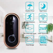 Cargue la imagen en el visor de la galería, Smart Wireless Doorbell Intercom Video Ring Door Bell With Camera www.technoviena.com
