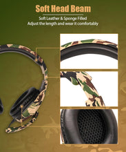 Load image into Gallery viewer, Camouflage Gaming Headset Headphones With Microphone Stereo For PC, Gamer, Laptop, Phone And Computer www.technoviena.com

