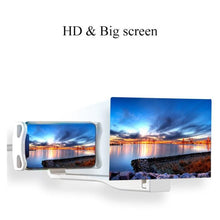 Load image into Gallery viewer, Adjustable HD 3D Mobile Phone Screen Magnifier With High Definition Projection Bracket www.technoviena.com
