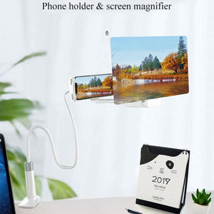 Adjustable HD 3D Mobile Phone Screen Magnifier With High Definition Projection Bracket www.technoviena.com