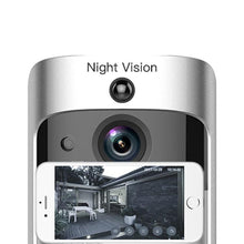 Cargue la imagen en el visor de la galería, WiFi Smart Wireless Video Doorbell With Video Intercom, IR Alarm And Security Camera www.technoviena.com
