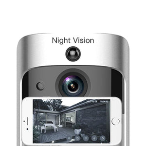 WiFi Smart Wireless Video Doorbell With Video Intercom, IR Alarm And Security Camera www.technoviena.com