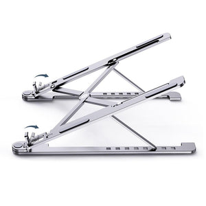 Portable Folding Laptop Stand With Adjustable Heights Holder www.technoviena.com