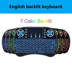 Mini Wireless Keyboard Backlit Air Mouse www.technoviena.com