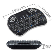 Load image into Gallery viewer, Mini Wireless Keyboard Backlit Air Mouse www.technoviena.com
