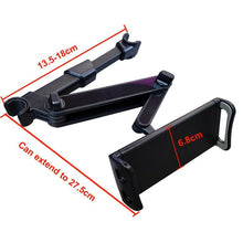 Load image into Gallery viewer, Flexible 360 Degree Rotating Car Seat Back Holder For Tablets &amp; Mobile Phones www.technoviena.com
