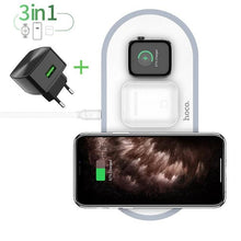 Load image into Gallery viewer, Wireless Fast Charger Stand 3 in 1 www.technoviena.com
