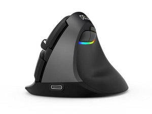 Delux M618 Mini Ergonomic Mouse Gaming Wireless Rechargeable Vertical Mouse www.technoviena.com