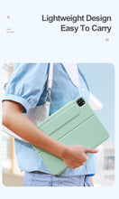 Load image into Gallery viewer, Magnetic Slim Cover With Bluetooth Touchpad Keyboard and Mouse For iPad www.technoviena.com
