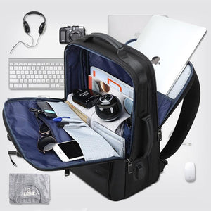 Anti Theft Business Travel Laptop Expandable Backpack www.technoviena.com