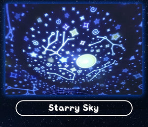 Starry Sky Bluetooth Rotating Night Light Lamp www.technoviena.com