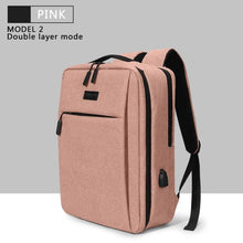 Load image into Gallery viewer, Travel Laptop bag with USB School Bag Backpack www.technoviena.com
